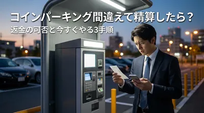 コインパーキング間違えて精算したら？返金の可否と今すぐやる3手順