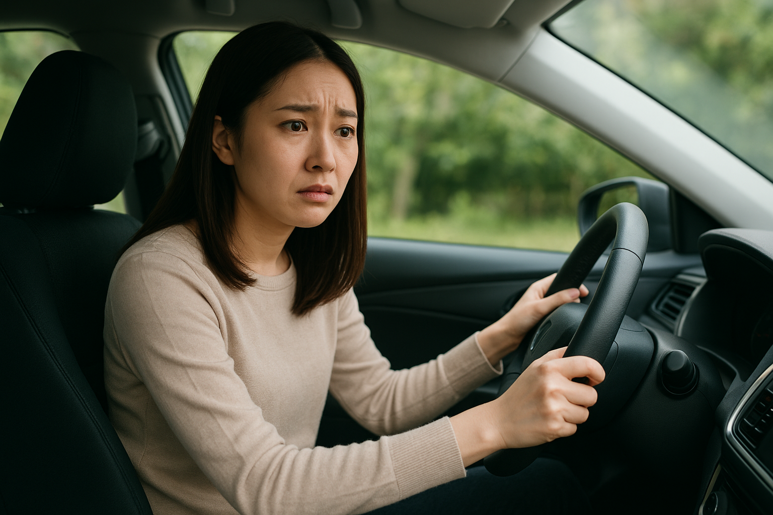 代車の運転が怖いときは「確認」と「守りの運転」でかなり楽になります
