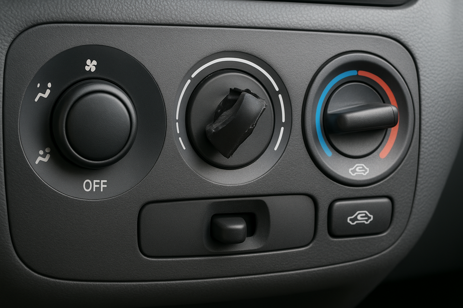 車エアコンつまみ折れたときは「ノブ交換」がいちばん確実です